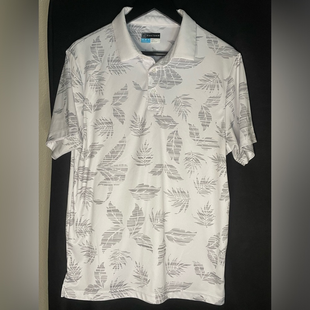 PGA tour golf shirt, men’s M